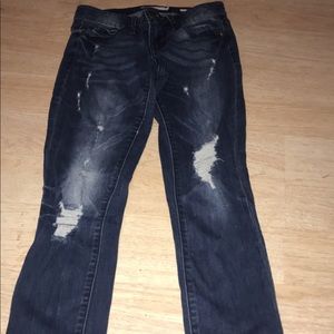 Wild blue skinny jeans